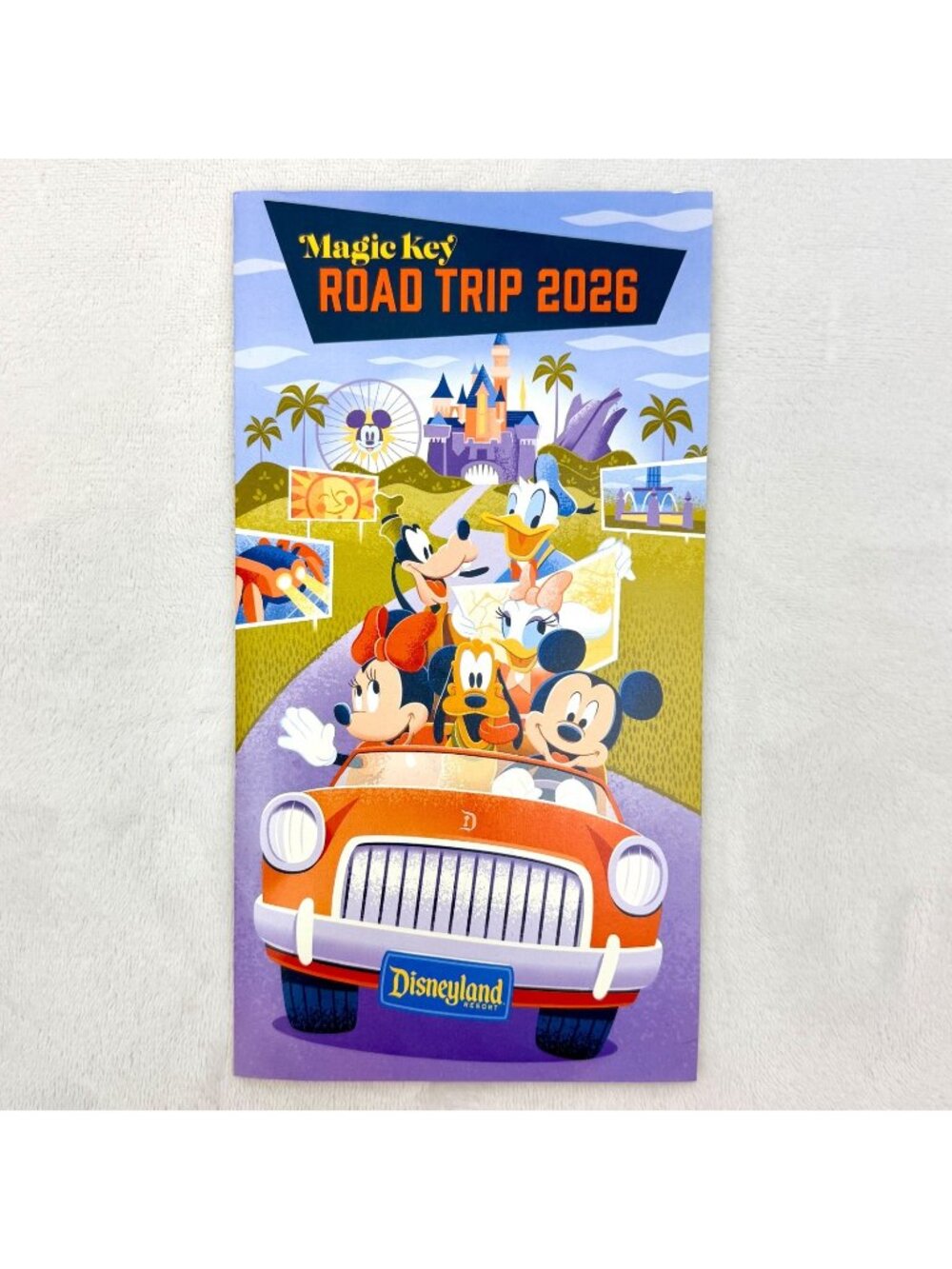 Disneyland Resort Magic Key Road Trip 2026 Set of 3 Air Fresheners Cars Land